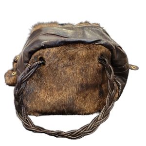 Pritzi faux fur mini purse